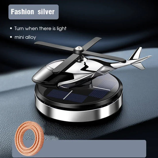 Car Air Freshener Solar Helicopter Styling Decorative Aromatherapy Car Interior Accessories Propeller Rotary Perfume Diffuser